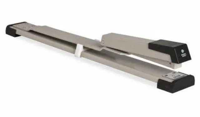 Alt view image 11 of 11 - Business Source Stapler Long Reach 20 Sht Cap Putty/Gray/Black 62827