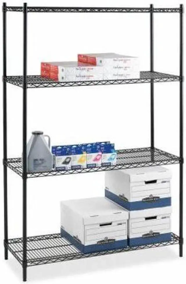 Alt view image 12 of 15 - LORELL Industrial Wire Shelving (LLR69140)