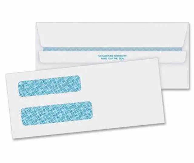 Alt view image 11 of 18 - Business Source Dbl Window Envelopes No. 8-5/8" 3-5/8"x8-5/8" 500/BX WE 04650