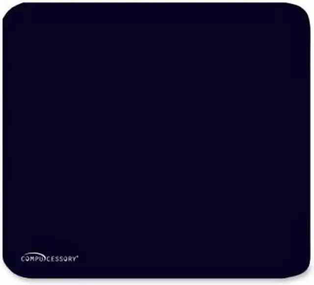 Alt view image 5 of 5 - Compucessory Economy Mouse Pad Nonskid Rubber Base 9-1/2"x8-1/2" Black 23617