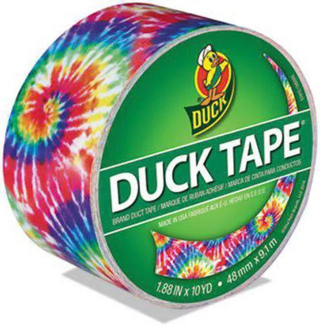 Alt view image 10 of 20 - Patterned Duck Tape 1.88"X10yd-Love Tie-Dye