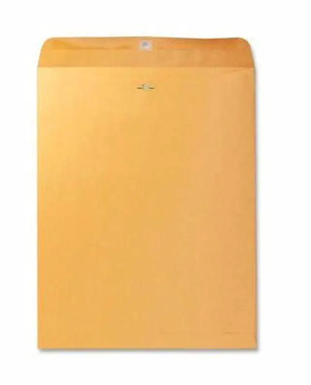 Alt view image 4 of 5 - Clasp Envelopes 28 lb. 10"x15" 100/BX Brown Kraft