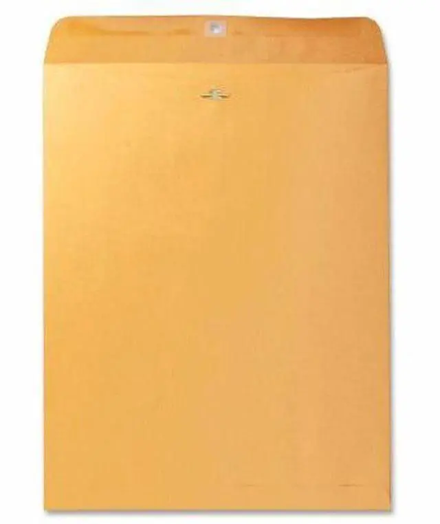 Alt view image 5 of 6 - Business Source Clasp Envelopes 28 lb. 12"x15-1/2" 100/BX Brown Kraft 36667