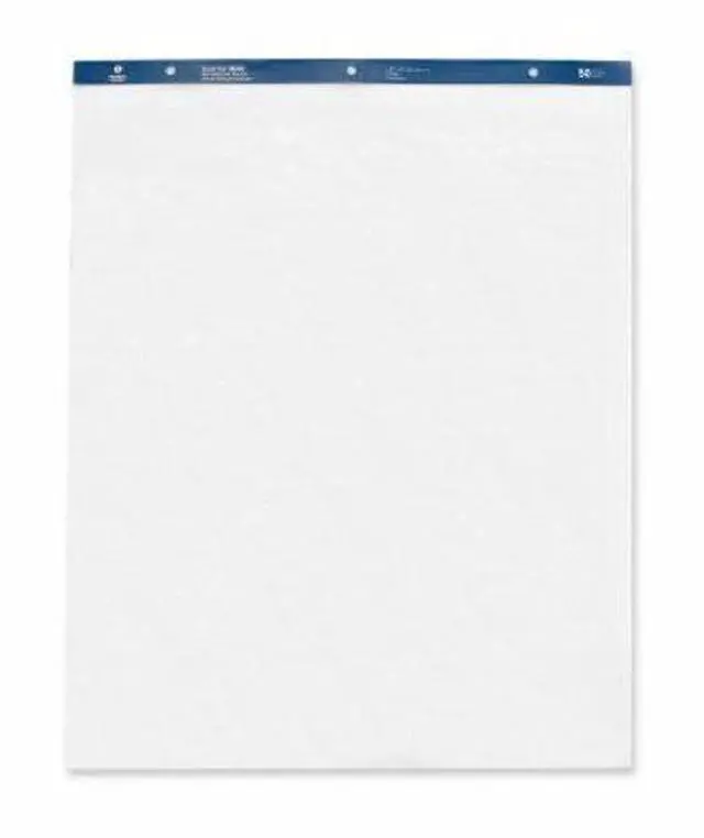 Alt view image 4 of 4 - Business Source Standard Easel Pads Plain 27"x34" 50 Sheets 4/CT White 38205