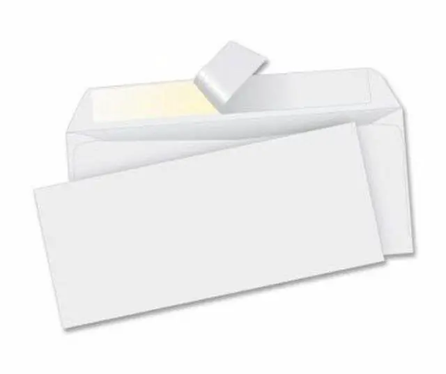 Alt view image 7 of 9 - Business Source Peel/Seal Envelopes Plain No. 10 4-1/2"x9-1/2" 500/BX WE 04646