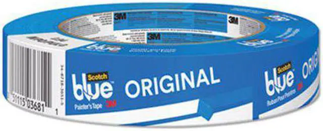 Alt view image 9 of 18 - ScotchBlue Painter's Masking Tape Blue 3" Core 1" x 60yds. 444118