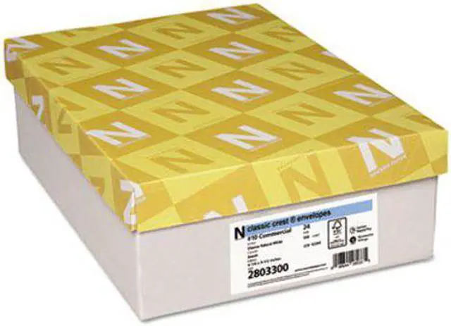 Alt view image 3 of 4 - Classic Crest #10 Envelope, 4 1/8 X 9 1/2, Natural White, 500/box