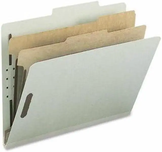 Alt view image 2 of 4 - Nature Saver Classification Folder 2" Exp. Letter 2-Div 10/BX GYGN 01057
