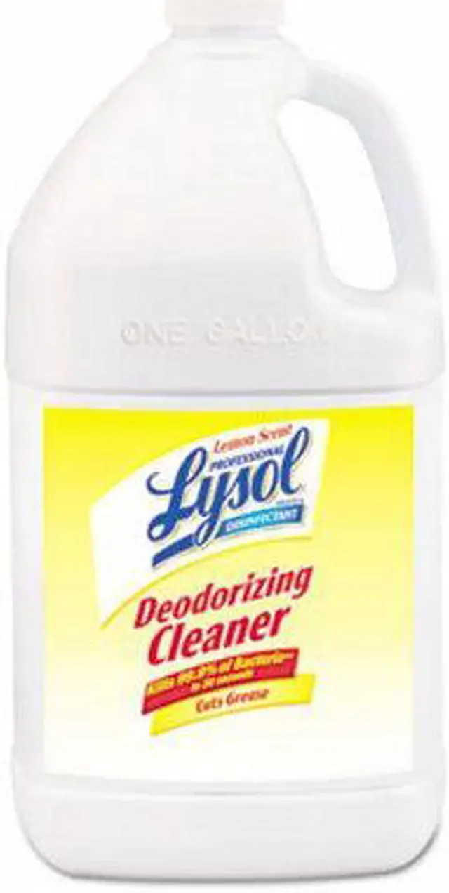Alt view image 6 of 19 - Reckitt Benckiser 76334CT Professional LYSOL Brand Disinfectant Deodorizing Cleaner, 1 gal. Bottle, Concentrate, Lemon Scent