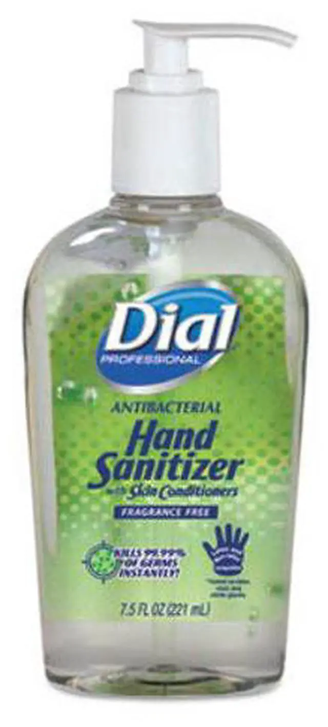 Alt view image 9 of 10 - Dial Professional Antibacterial Gel Sanitizer with Moisturizer, 7.5 oz, Fragrance-Free