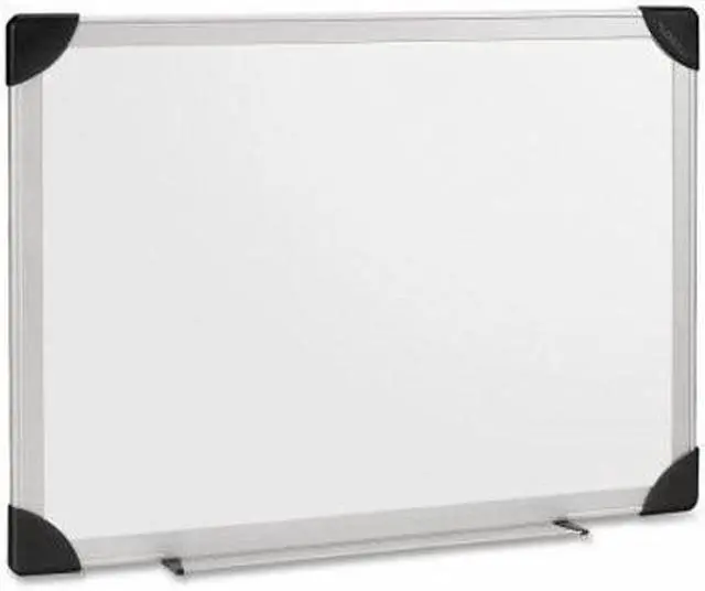 Alt view image 10 of 18 - Lorell Dry-Erase Board 4'x3' Aluminum Frame/White 55652