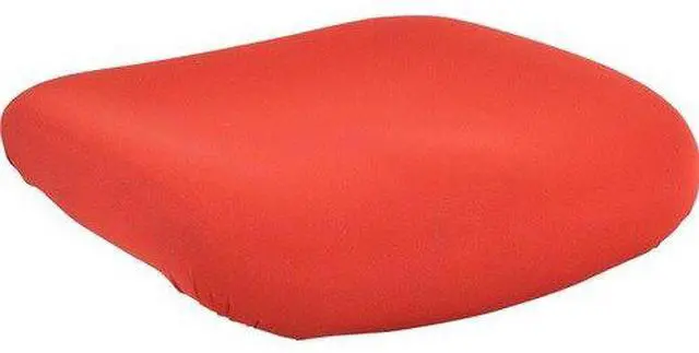 Alt view image 5 of 12 - Lorell Padded Fabric Seat Cushion for Conjure Executive Mid/High-back Chair Frame - Red - Fabric - 1 Each