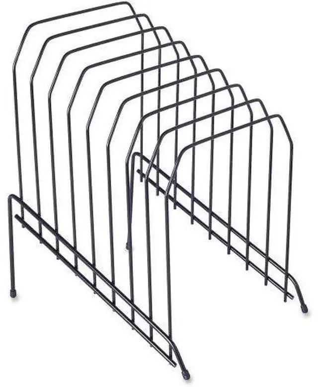 Alt view image 3 of 4 - Lorell Wire File Sorter/Holder - 8 Divider(s) - Desktop - Black - Wire - 1Each  LLR80632