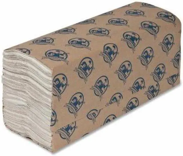 Alt view image 2 of 5 - Genuine Joe C-Fold Towels 1-Ply 13"x10-1/8" 200 Towels/PK 12/CT WE 21120