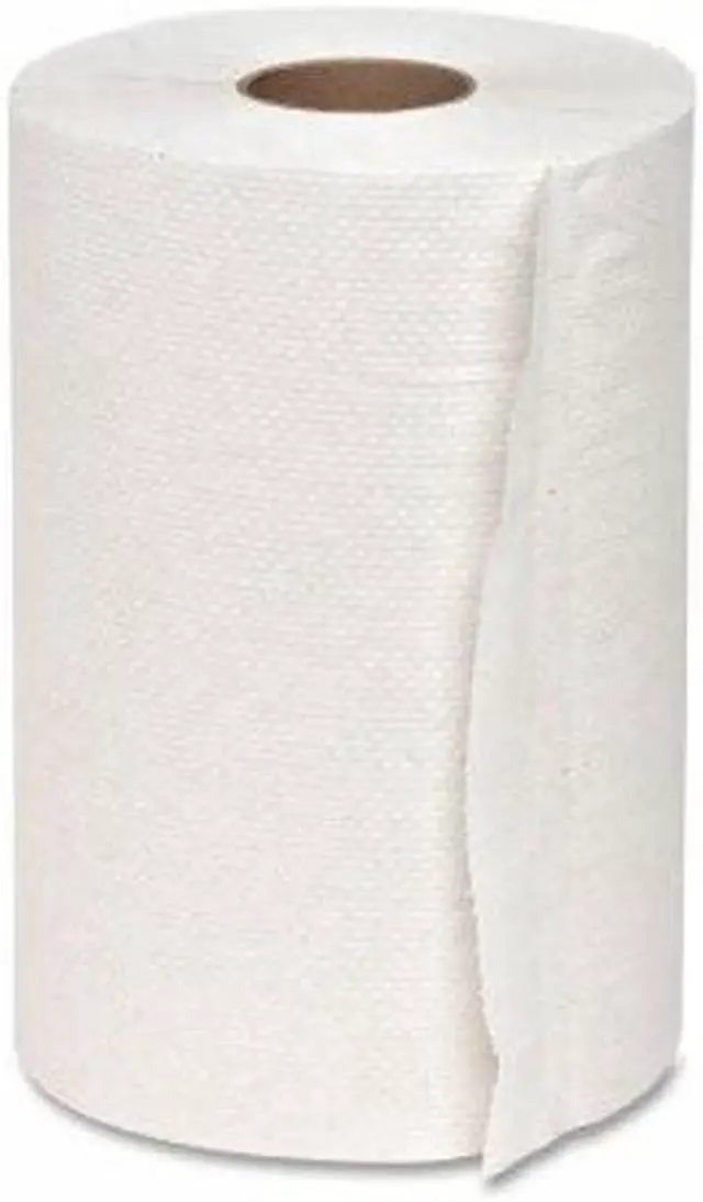 Alt view image 6 of 6 - Genuine Joe Hardwound Roll Towels 1.82"Core 7-7/8"x350' 12 Rolls/CT WE 22300