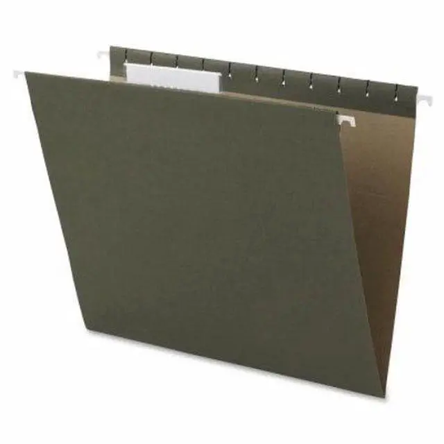 Alt view image 5 of 5 - Business Source Hanging Folder 1/3 Tab Cut Letter 25/BX Standard Green 17532