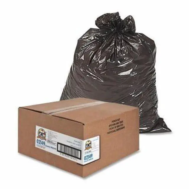 Alt view image 14 of 14 - Genuine Joe Two-Ply Can Liner 30Gal. 0.7mil 30"x36" 250/PK BNBK 02149