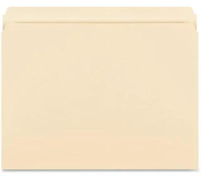 Alt view image 5 of 8 - Business Source Straight-Cut 1-ply Tab Heavyweight File Folders - Letter - 8 1/2" x 11" Sheet Size - Straight Tab Cut -
