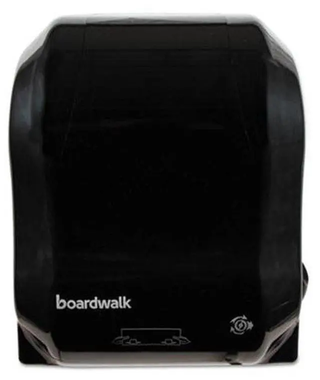 Alt view image 3 of 13 - Boardwalk BWK1501 Xtra Mechanical Towel Dispenser, 16.81" x 12.13" x 9.81" - Black