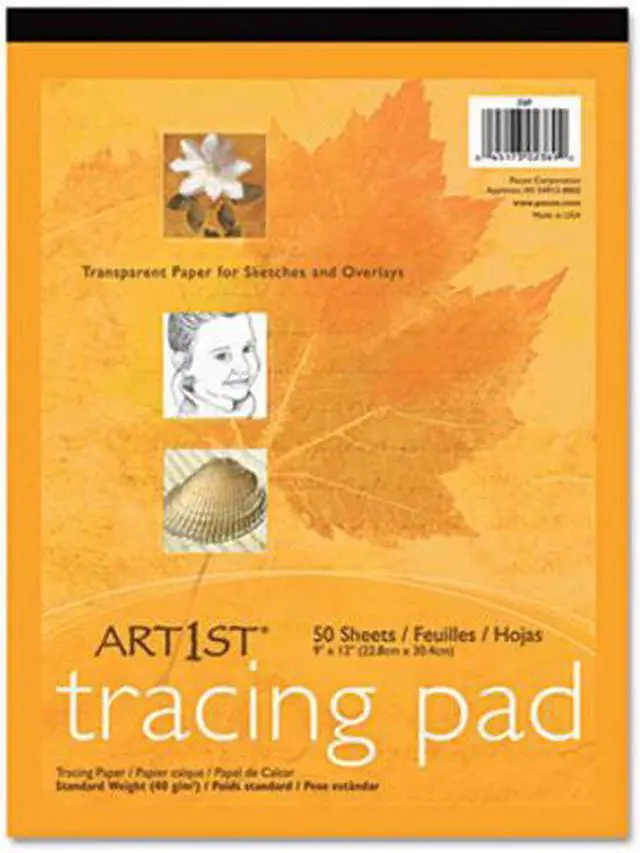 Alt view image 5 of 6 - Art1St Parchment Tracing Paper, 9 X 12, White, 50 Sheets