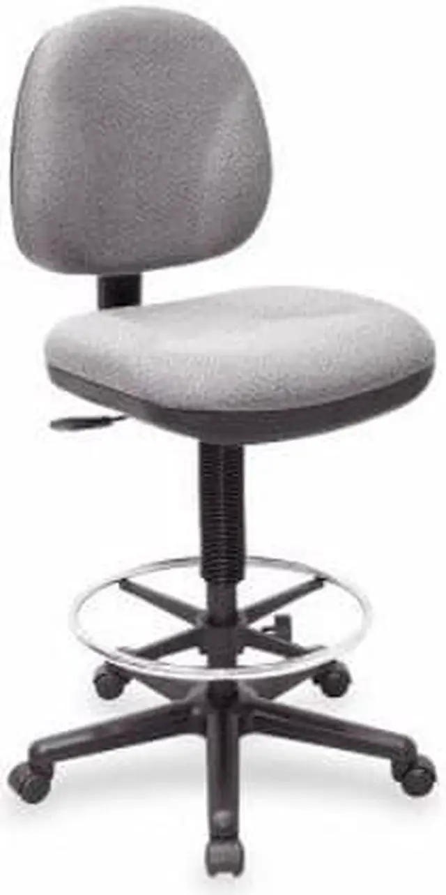Alt view image 7 of 7 - Lorell Adjustable Multi Task Stool 24"x24"x40-1/2"x50-1/2" Gray 80009