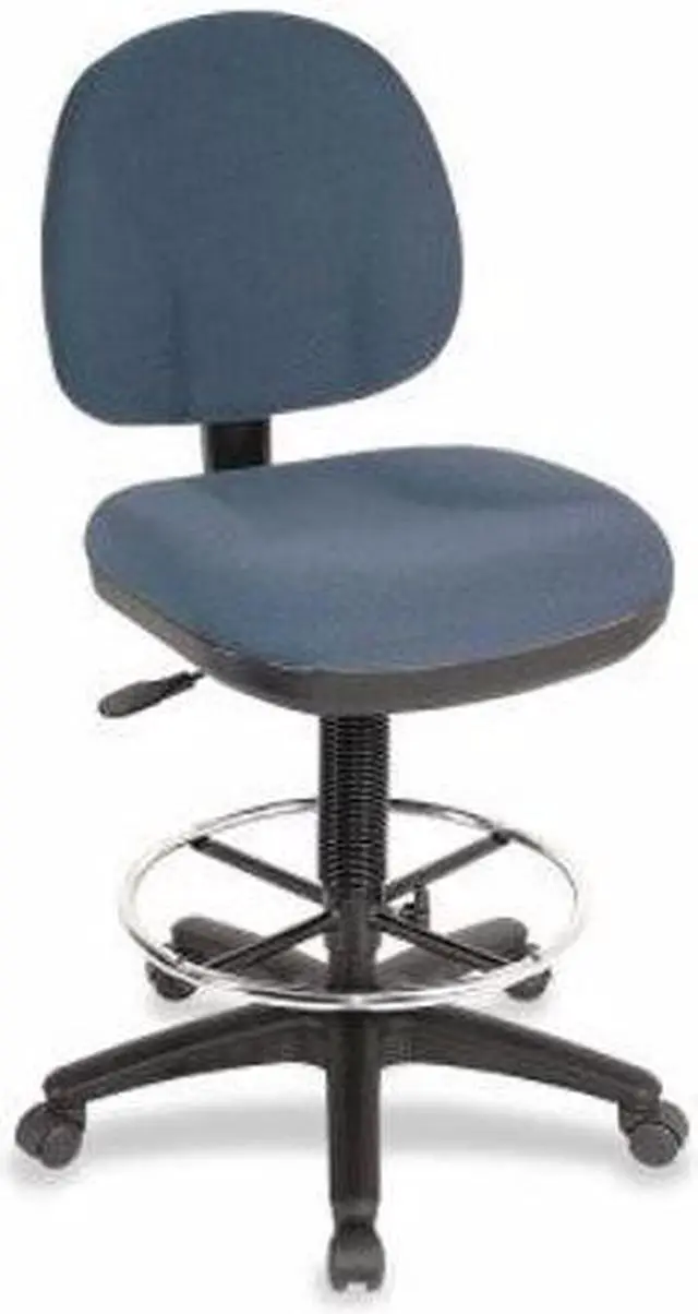 Alt view image 7 of 9 - Lorell Adjustable Multi Task Stool 24"x24"x40-1/2"x50-1/2" Blue 80010