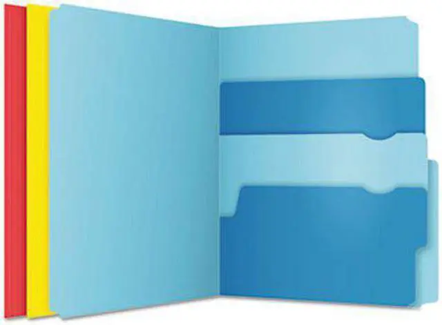Alt view image 4 of 17 - TOPS Products Multi Section File Folder Pkt Ltr 24/PK Assorted 10772