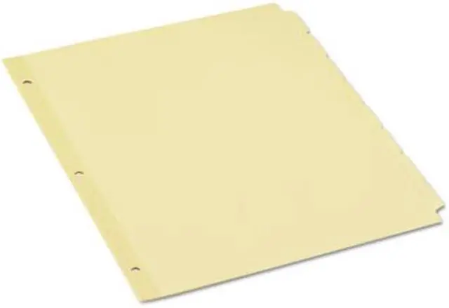 Alt view image 4 of 5 - UNIVERSAL Economy Tab Dividers 8-Tab Letter Buff 24 Sets/Box 20846