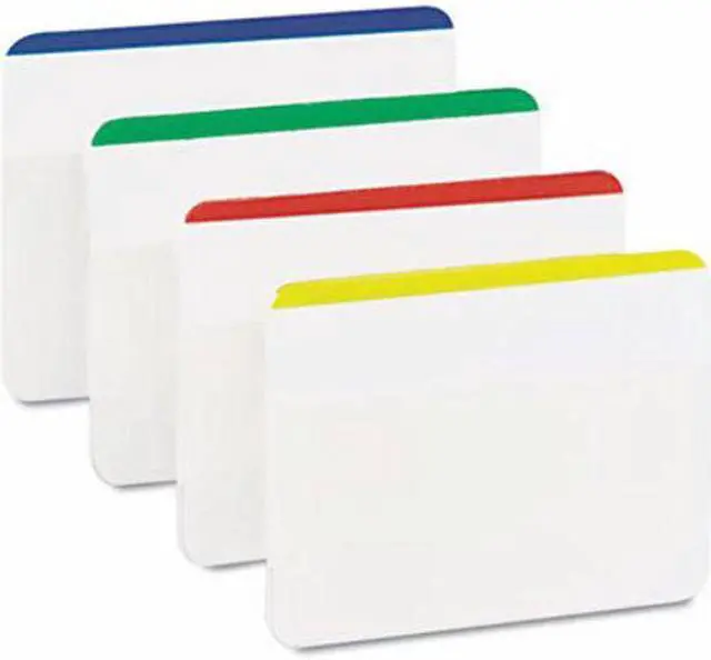 Alt view image 18 of 20 - Post-it File Tabs 2 x 1 1/2 Lined Assorted Primary Colors 24/Pack 686F1