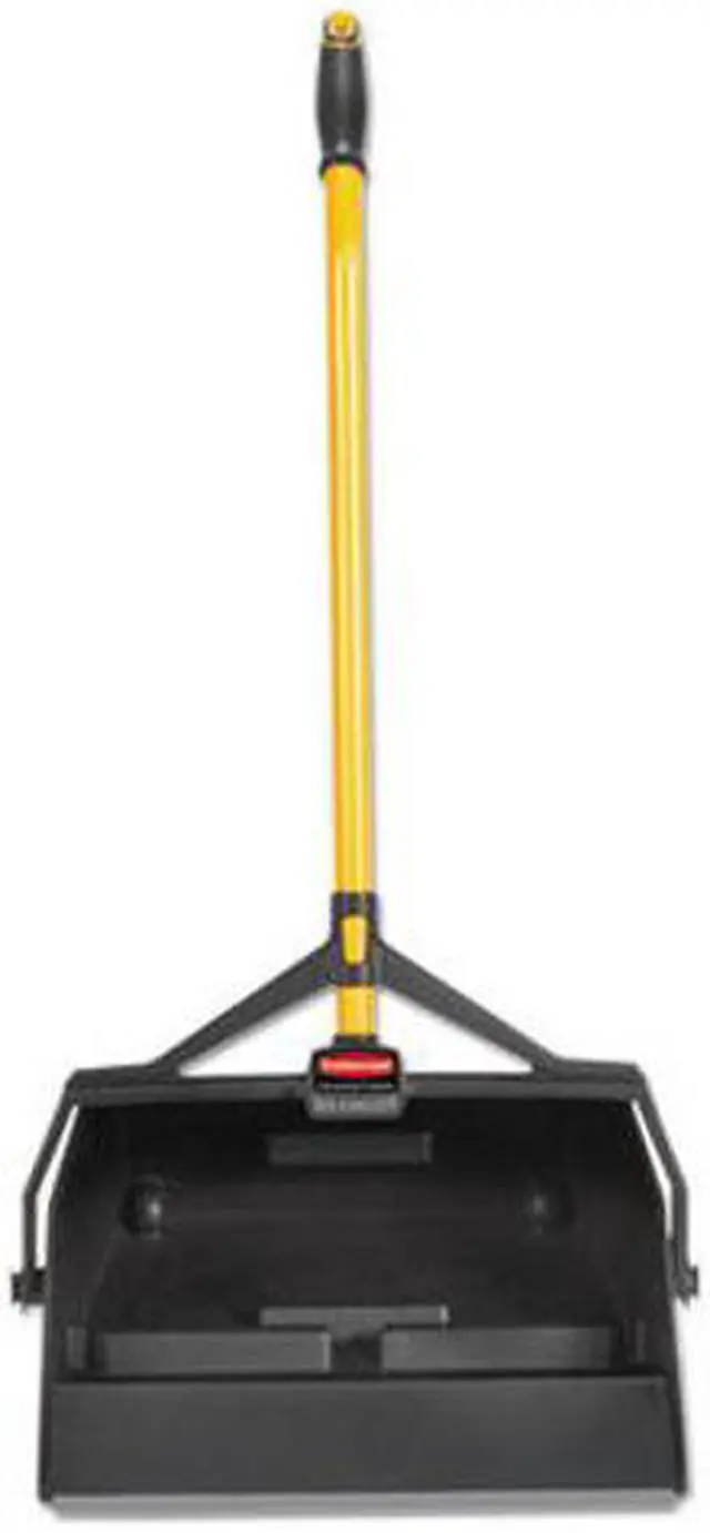 Alt view image 4 of 10 - Rubbermaid Commercial Debris Pan Wet/Dry 32 oz Cap 16-7/8"x12"x29" Black 2018806