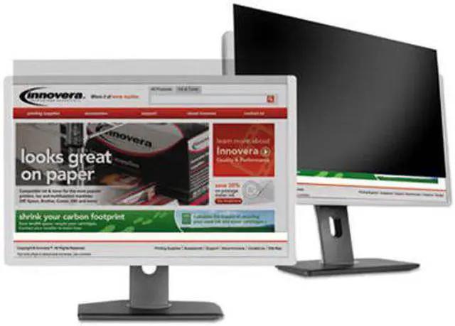 Alt view image 5 of 13 - Innovera Blackout Privacy Filter for 27" Widescreen LCD Monitor 16:9 Aspect