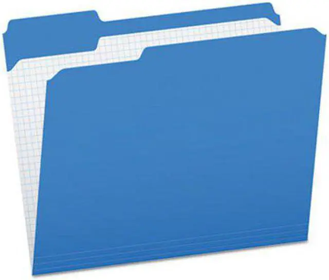 Alt view image 3 of 10 - Pendaflex Reinforced Top Tab File Folders 1/3 Cut Letter Blue 100/Box R15213BLU