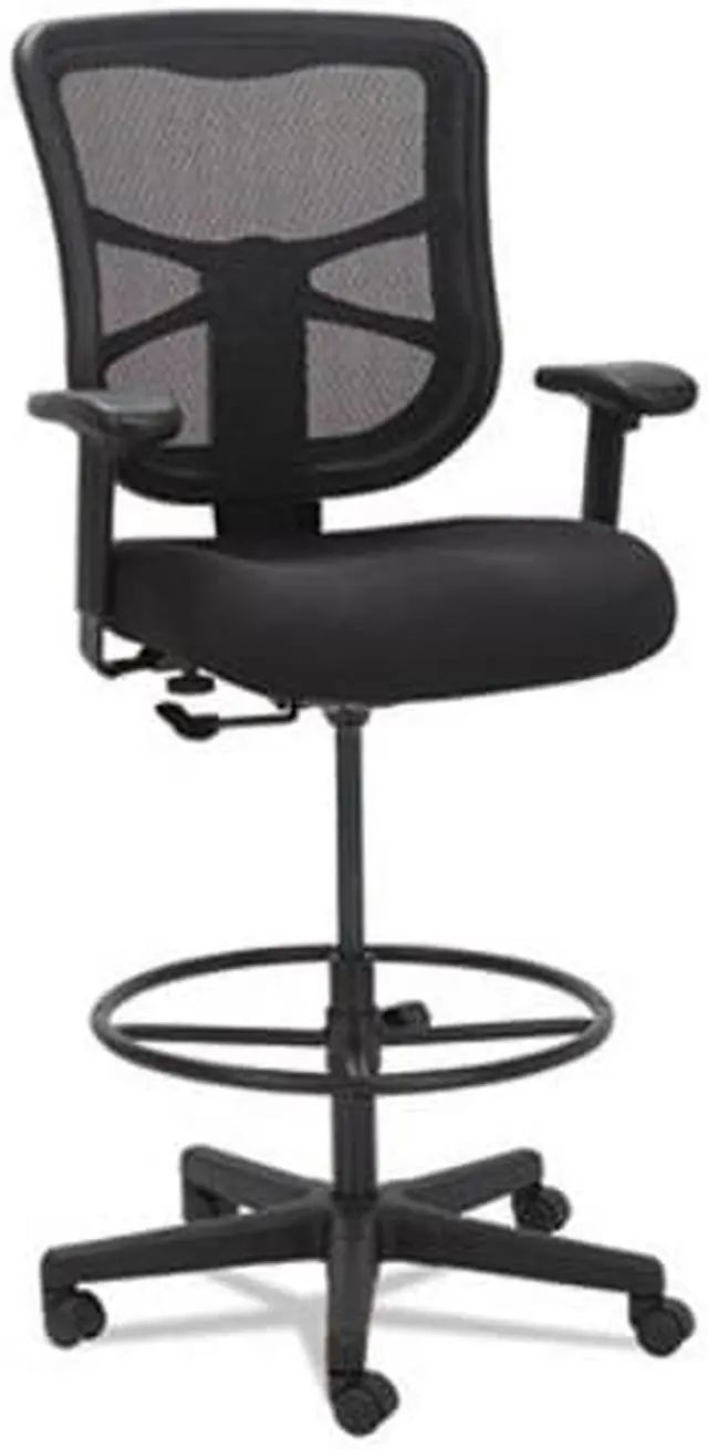 Alt view image 12 of 20 - Alera - EL4615 - Alera Elusion Series Mesh Stool, Black