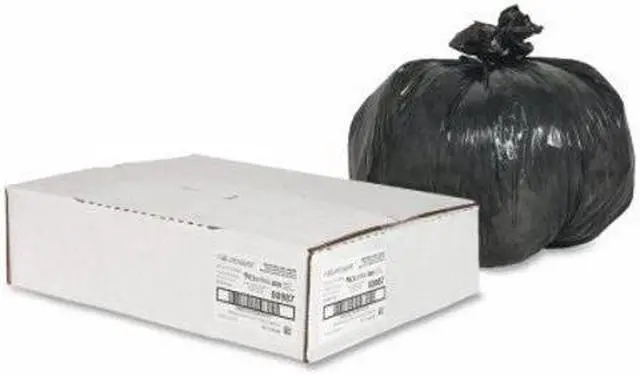 Alt view image 12 of 12 - Nature Saver Trash Can Liners Rcycld 7-10 Gal .65mil 24"x23" 500/BX BK 00987