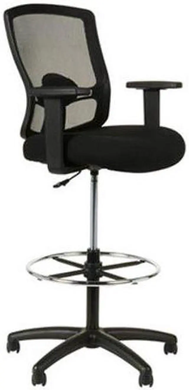 Alt view image 12 of 20 - Alera Etros Series Mesh Stool Black ET4614