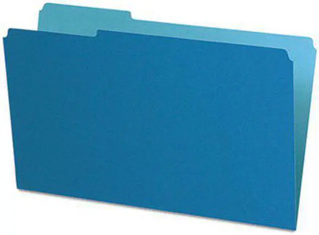 Alt view image 4 of 6 - Pendaflex Interior File Folders 1/3 Cut Top Tab Legal Blue 100/Box 435013BLU
