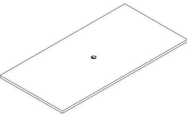 Alt view image 7 of 7 - Lorell PRC4896MY Prominence 2.0 Rectangular Conference Tabletop