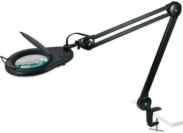 Alt view image 3 of 7 - Lorell Magnifier Lamp 22-Watt Bulb 5-1/10"Wx5-1/10"Lx33"H Black 99957