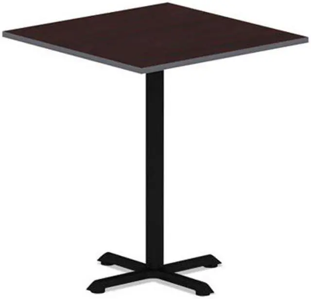 Alt view image 8 of 14 - Reversible Laminate Table Top, Square, 35 1/2 x 35 1/2, Medium Cherry/Mahogany