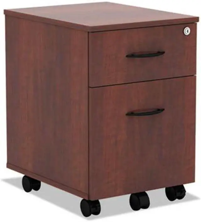 Alt view image 11 of 14 - Alera - VABFMC - Alera Valencia Series Mobile B/F Pedestal, 14 7/8 x 19 1/8 x 22 7/8, Med. Cherry