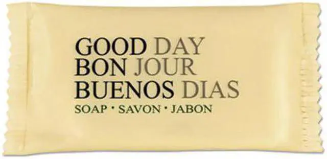 Alt view image 4 of 4 - Good Day Amenity Bar Soap Pleasant Scent 3/4 oz 1000 per carton 390075A