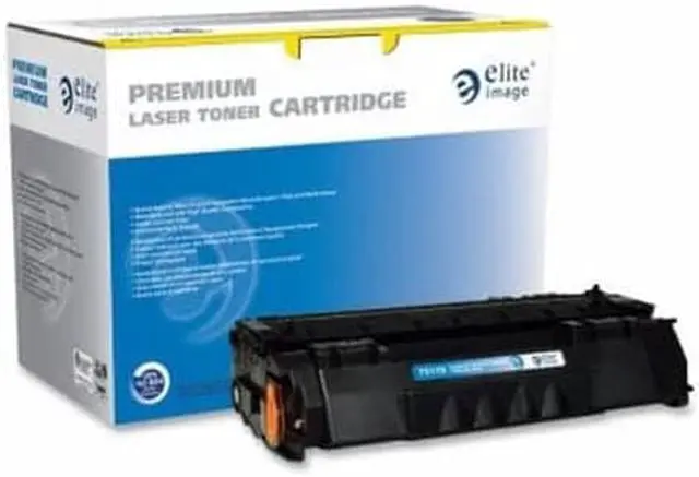 Alt view image 3 of 3 - Elite Image 75110 Laser Cartridge 2500 Page Yield Black Replacement for HP 49A