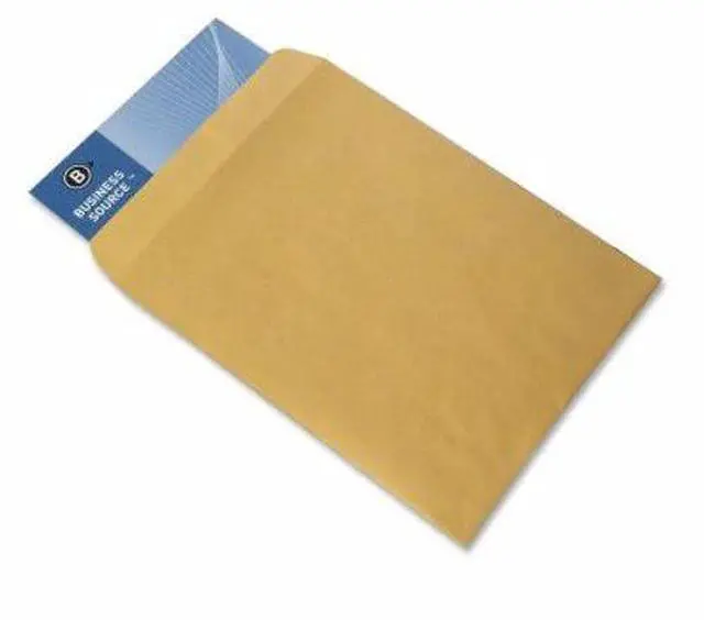 Alt view image 10 of 12 - Business Source Catalog Envelopes Plain 9"x12" 250/BX Kraft 42100