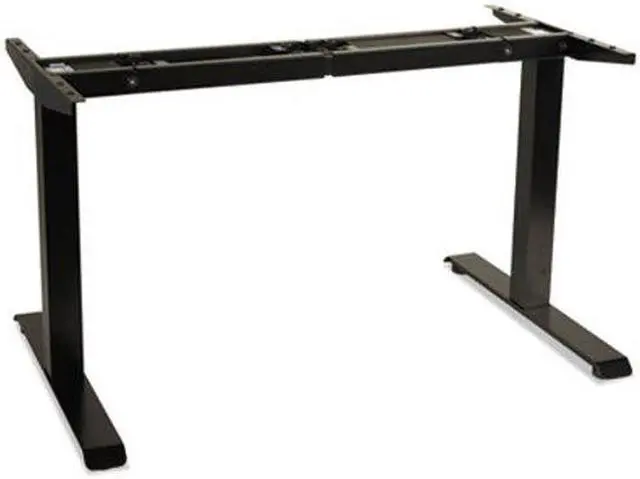 Alt view image 14 of 20 - 2-Stage Electric Adjustable Table Base, 27 1/4" to 47 1/4" High, Black