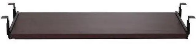 Alt view image 5 of 10 - Lorell Keyboard Tray 26" Mahogany 87523