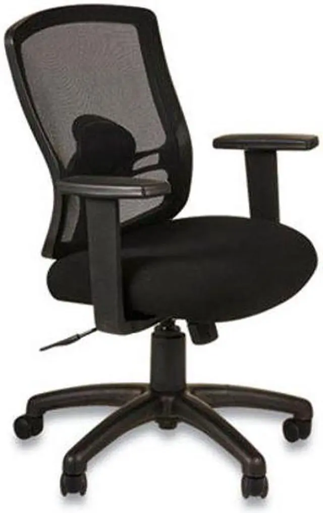 Alt view image 4 of 20 - Alera ALEET4017B Etros Series Mesh Mid-Back Petite Swivel/Tilt Chair