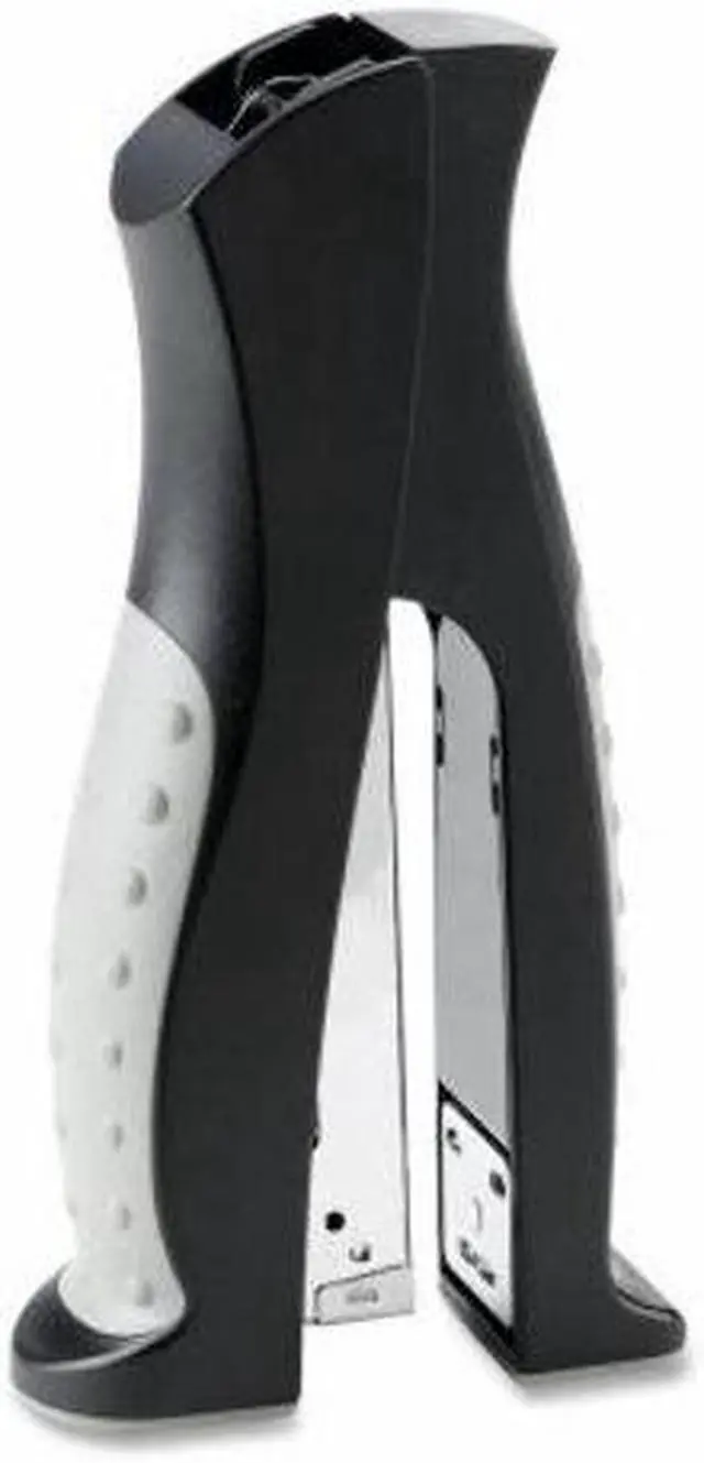 Alt view image 5 of 6 - Business Source Stand Up Stapler Full Strip 20 Sht/210 Cap. Black/Gray 65646