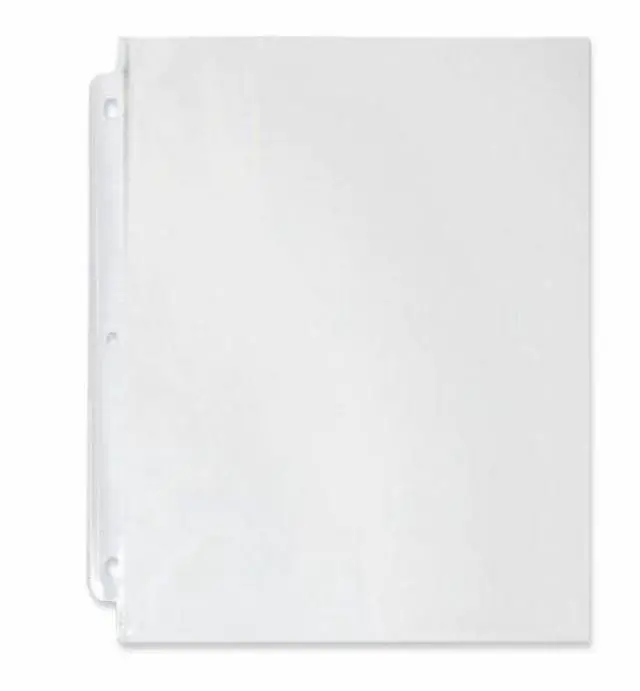 Alt view image 5 of 5 - Business Source Sheet Protectors Top Load 3.2 mil 11"x8-1/2" 100/BX Clear 74550