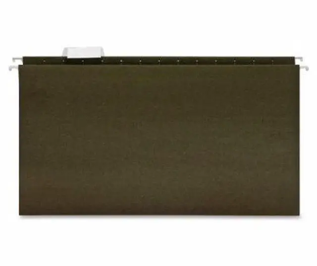 Alt view image 5 of 5 - Business Source Hanging Folder 11 Pt. 1/5 Cut Legal 25/BX Green 43570