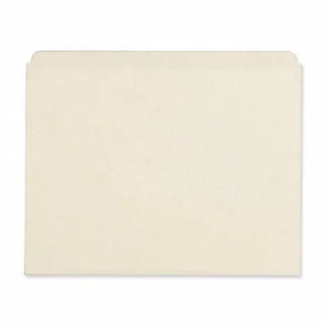 Alt view image 4 of 9 - Business Source 43565 File Folders, Straight-Cut Tab, 11 Pt, Letter, 100/Box, Manila